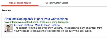 Google Rich Snippets